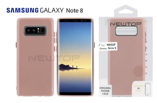 TPU MATTE OIL WITH BUTTON COVER SAMSUNG GALAXY NOTE 8