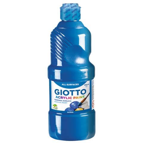 FLACONE 500ML TEMERA ACRILICA CIANO