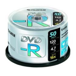 FUJIFILM - 50 x DVD-R - 4.7 GB 16x - campana