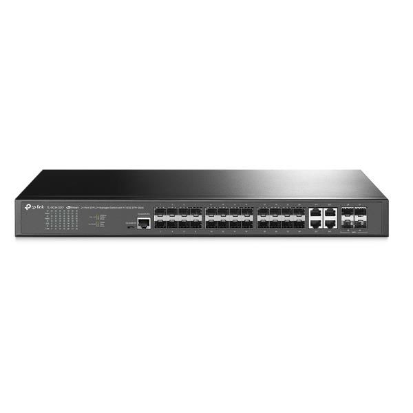 TP_Link TL-SG3428XF Switch Managed L2+ con 24 Slot Gigabit SFP e 4 Slot SFP+ 10G