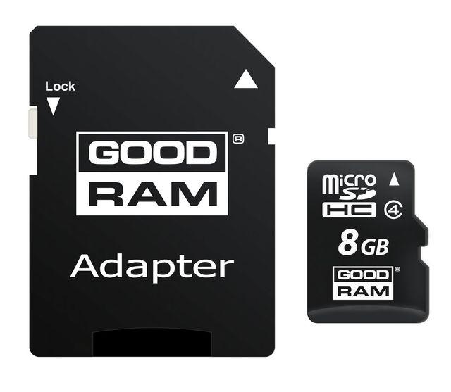 TRANS FLASH MICRO SD 8 GB CLASS 4 CON ADATTATORE (M40A-0080R11)