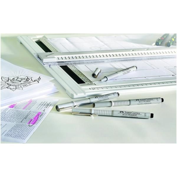Faber-Castell ECCO PIGMENT - Penna a punta sottile - non permanente - per lucid…