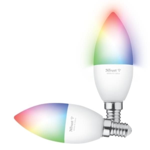 TRUST E14 DUO-PACK LED RGBCW CANDLE WI-FI
