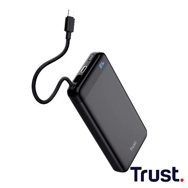 TRUST FIERA 20.000 POWERBANK FIXED CABLE