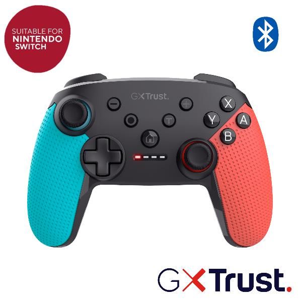 TRUST GXT1246B MUTA NINTENDO SWITCH CONTROLLER WIRELESS RICARICABILE CON COMAND…