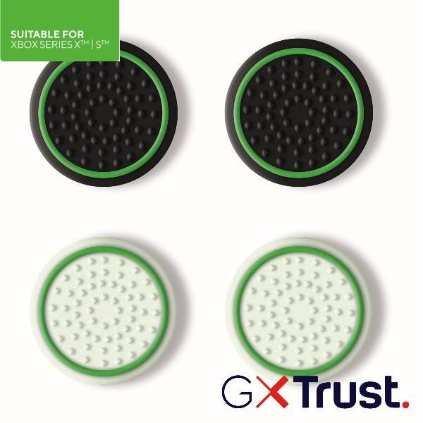 TRUST GXT266 4-PACK THUMB GRIPS XBOX GOMMINI ANISCIVOLO PER POLLICE PER I JOYST…