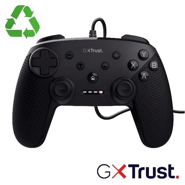 TRUST GXT541 MUTA CONTROLLER PC CABLATO 15 PULSANTI RITORNO DI VIBRAZIONE CAVO …