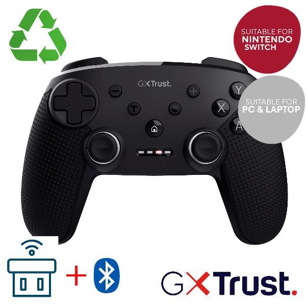 TRUST GXT542 MUTA CONTROLLER WIRELESS GAMING RICARICABILE PER PC NINTENDO SWITC…