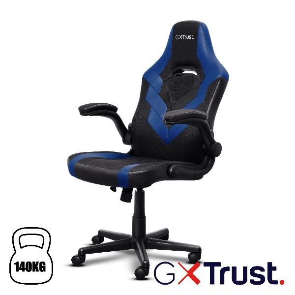 TRUST GXT703 RIYE GAMING CHAIR SEDIA GAMING CON BRACCIOLI RIBALTABILI MAX 150 K…