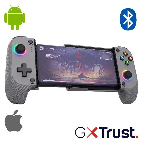 TRUST GXT735G MYLOX CONTROLLER GAMING MOBILE WIRELESS GRIGIO