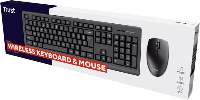 TRUST KIT TASTIERA E MOUSE WIRELESS PRIMO [LAYOUT IT] 25434