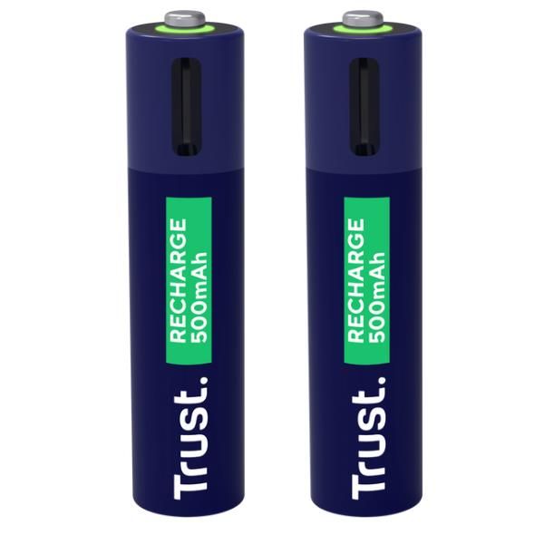 TRUST USB-C RECHARGEABLE BATTERIES 2P - A