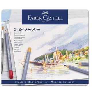 Faber-Castell GOLDFABER Aqua - Matita acquerellabile - colori assortiti (pacche…