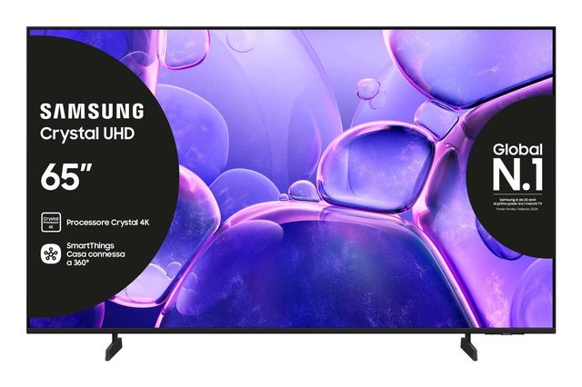 TV 65 SAM 4K UHD SMART TV ITALIA LAN DVT2 DVBS2 HDR10 ITALIA CRYSTAL