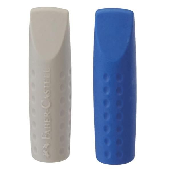 Faber-Castell GRIP 2001 - Gomma per cappuccio - plastica (pacchetto di 2)