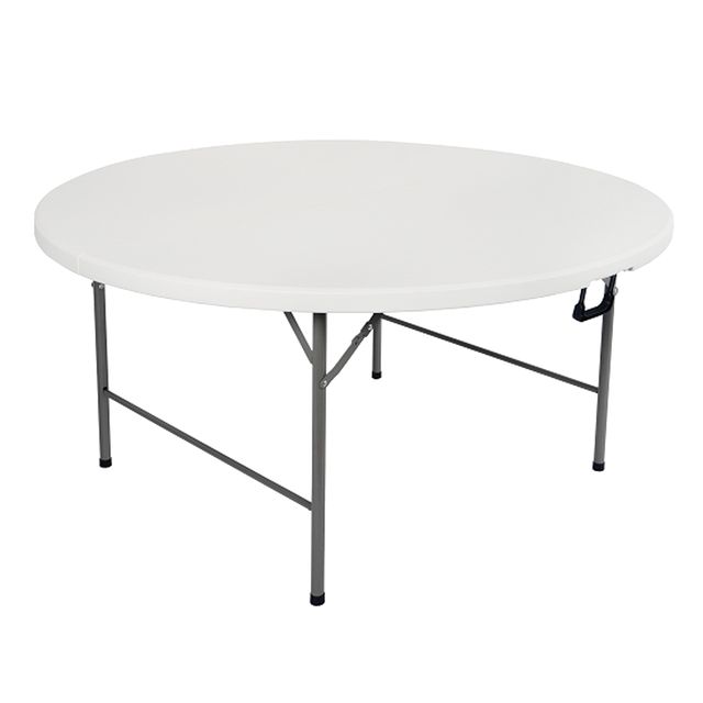 Tavolo Horeca rotondo bianco in HDPE D150x74cm Vedelook