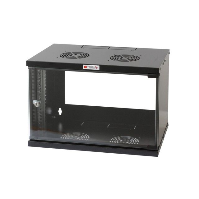 Techly I-CASE EL-1006B45 Armadio a muro 6U 60/45 eco bl