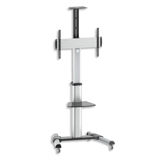 Techly ICA-TR15 Supporto TV mobile 37-70" fino a 50kg regolabile con 2 ripiani