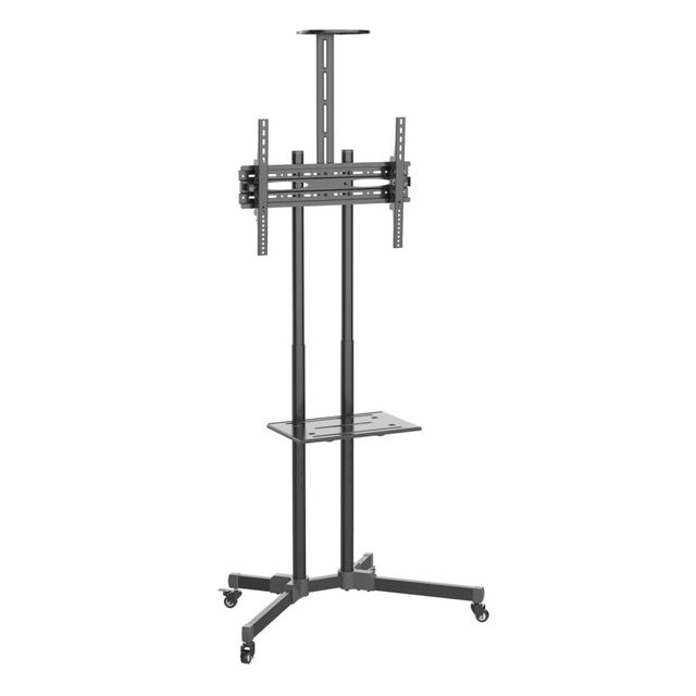 Techly ICA-TR216T Supporto TV mobile 37-70” fino a 50kg regolabile con 2 ripiani