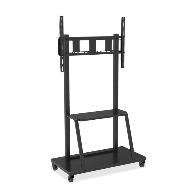 Techly ICA-TR30 Supporto TV mobile 55-100" fino a 150kg regolabile con 2 ripiani