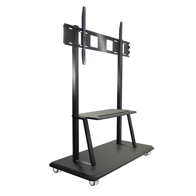 Techly ICA-TR31 Supporto TV mobile 55-120" fino a 150kg regolabile con 2 ripiani