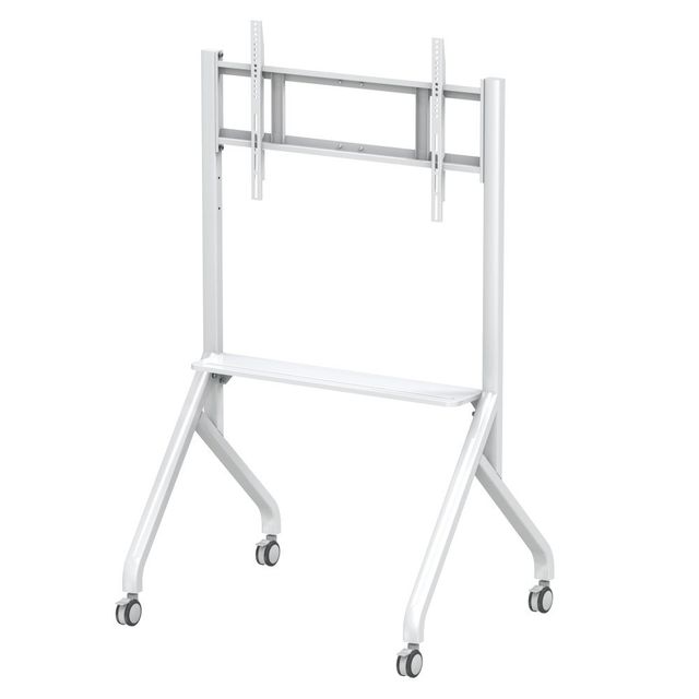 Techly ICA-TR53LW Supporto TV mobile 65-100" fino a 100kg con ripiano AV regola…
