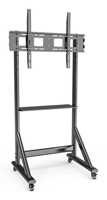 Techly ICA-TR7412 Supporto TV mobile 55-100” fino a 120kg con ripiano AV regola…