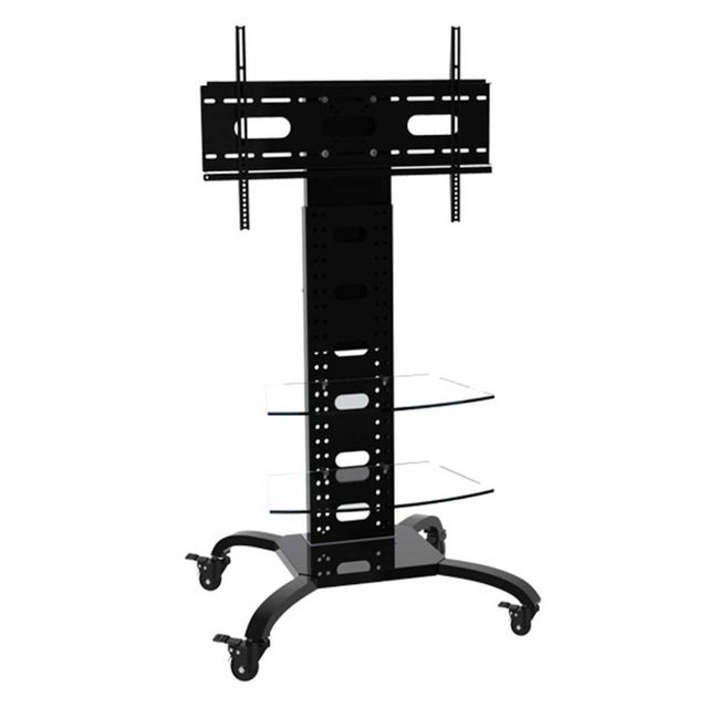 Techly ICA-TR8 Supporto TV mobile 32-70" fino a 40kg regolabile con 2 ripiani