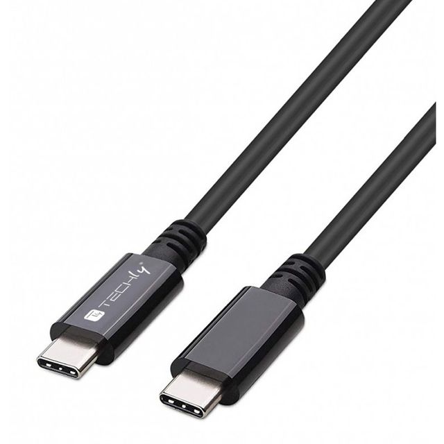 Techly ICOC MUSB40-CMCM08 Cavo USB 4.0 USB-C a USB-C Thunderbolt 4 PD M/M 80cm