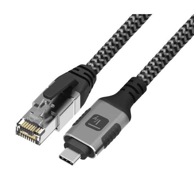 Techly ICOC U3C-RJ45-010 Adattatore/Cavo di rete USB-C a Gigabit Ethernet RJ45 …