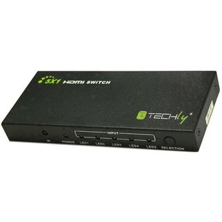 Techly IDATA HDMI-4K51 Switch HDMI 1.4 5x1 4K60Hz con telecomando