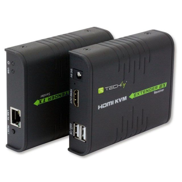Techly IDATA HDMI-KVM2 Estensore KVM HDMI/USB 1080p60Hz fino a 120m su cavo Cat6