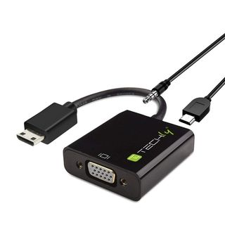 Techly IDATA HDMI-VGA-4 Adattatore Mini HDMI C a VGA M/F