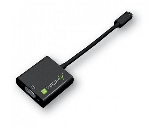 Techly IDATA HDMI-VGA-5 Convertitore HDMI-Micro-D a VGA con Audio