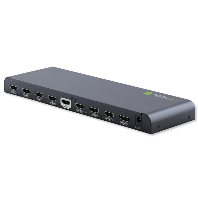 Techly IDATA HDMI2-4K8 Splitter HDMI 2.0 4K@60Hz 1x8 attivo