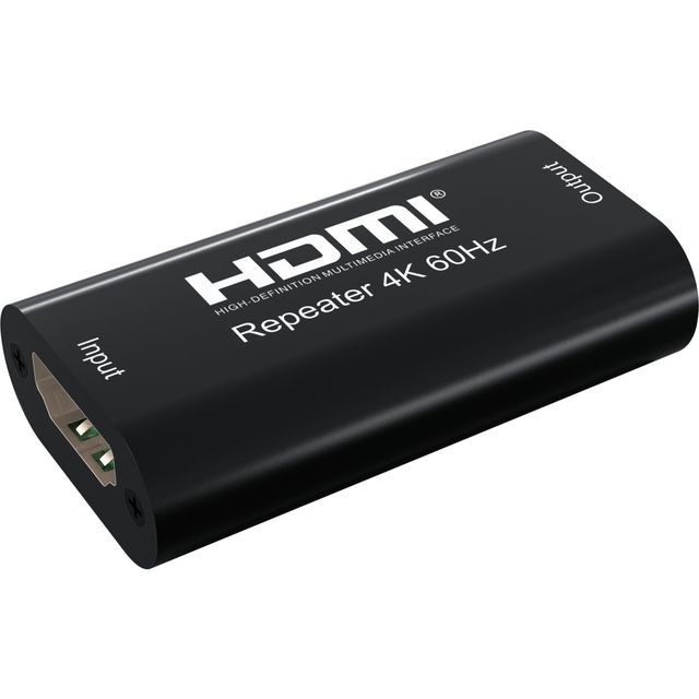Techly IDATA HDMI2-RIP4KT Amplificatore ripetitore del segnale HDMI 4K fino a 4…