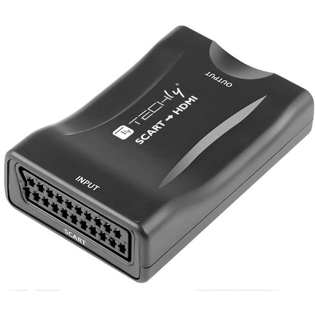 Techly IDATA SCART-HDMI3 Convertitore AV Euro SCART a HDMI 720p/1080p