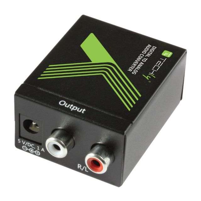 Techly IDATA SPDIF-3 Convertitore DAC Digitale SPDIF/Coassiale a RCA Analogico …