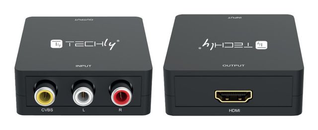 Techly IDATA SPDIF-6E3 Convertitore AV Video e Audio Composito 3x RCA a HDMI 10…