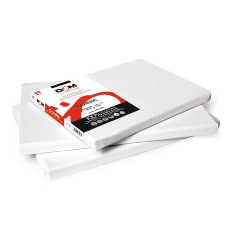 Tela pittura Classic - 30 x 40 cm - bianco - DOM