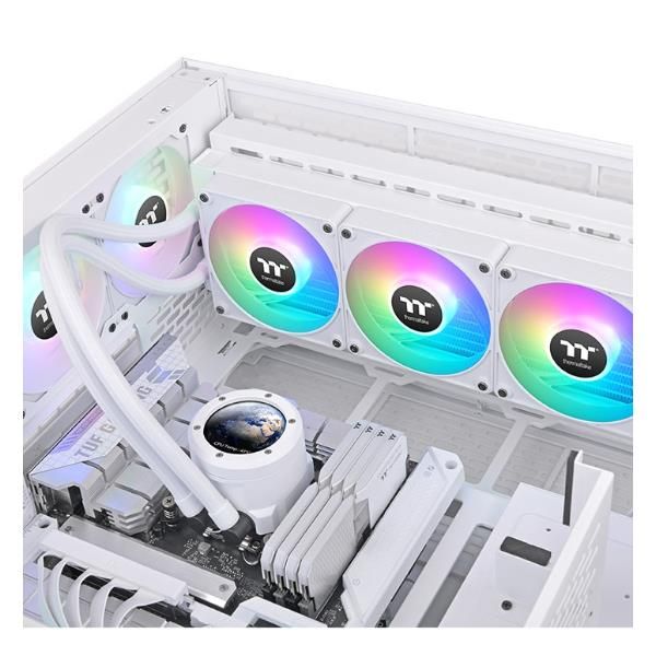 Thermaltake - TH360 V2 Ultra EX ARGB Sync All-In-One Liquid Cooler - Snow Editi…
