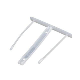 Fastener fermafogli - plastica - passo 80 mm - capacità 6 cm - bianco - Fellowe…