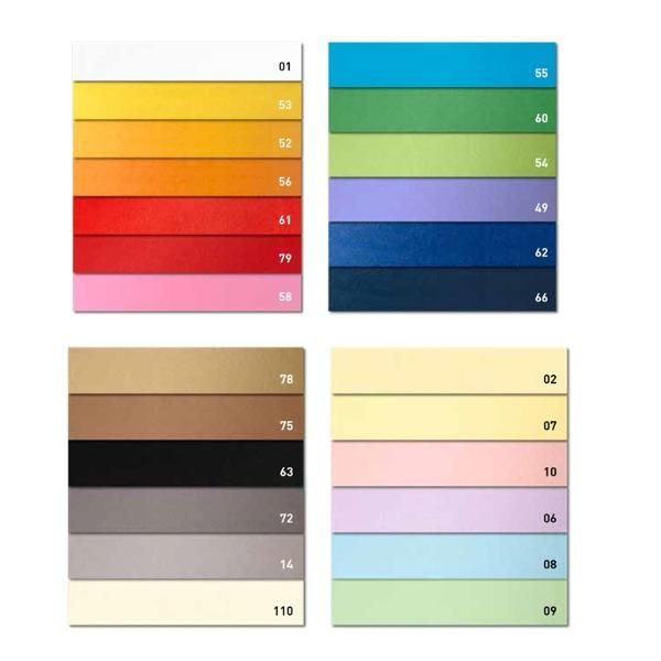 Favini Bristol Color 200 Sigillo T2 - Cartoncino - 500 x 700 mm - 25 fogli - gi…