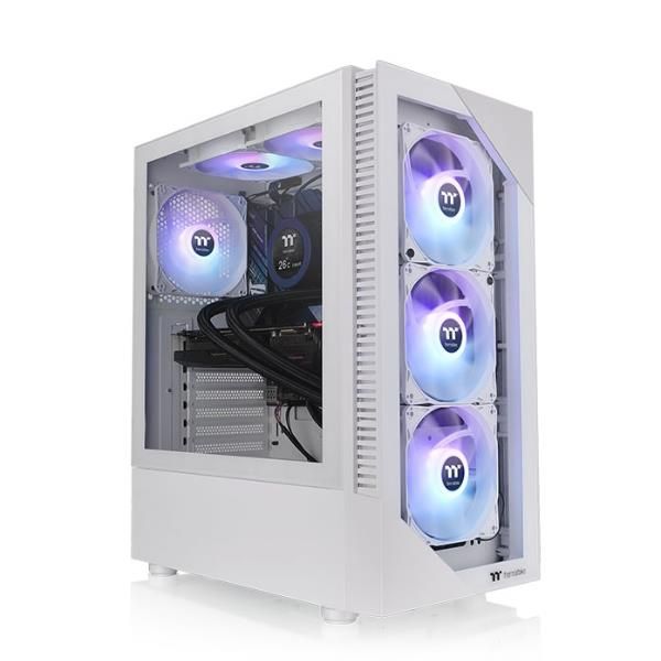 Thermaltake View 200 TG Snow ARGB - Mid tower - ATX - pannello laterale finestr…