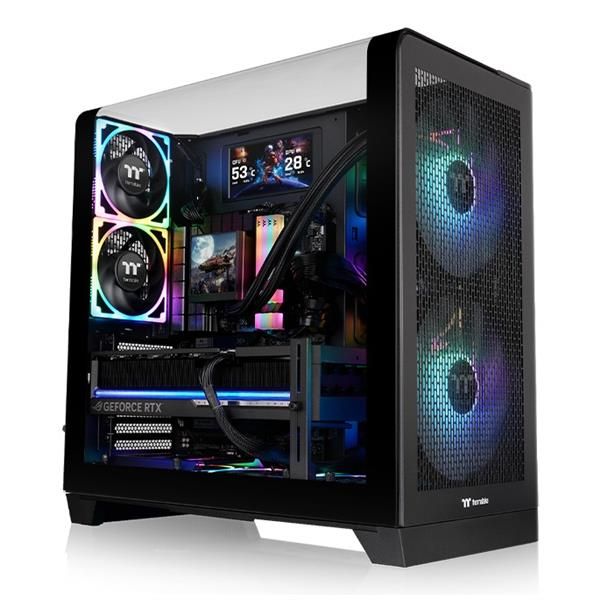Thermaltake View 390 Air, Midi Tower, PC, Nero, ATX, micro ATX, Mini-ITX, SPCC,…