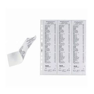 Favorit - Busta trasparente - 6 compartimenti - per 70 x 300 mm - trasparente (…