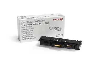 Toner nero XEROX 3.000 pagine A4 per Phaser 3052/3260 WorkCentre 3215/3225 [106…