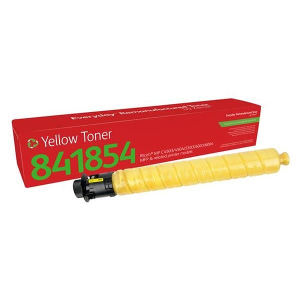 Toner rigenerato Everyday™ di Giallo compatibile con Ricoh 841854, Capacità sta…