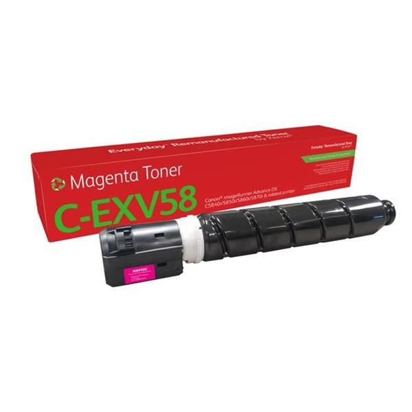Toner rigenerato Everyday™ di Magenta compatibile con Canon C-EXV58 (3765C002AA…