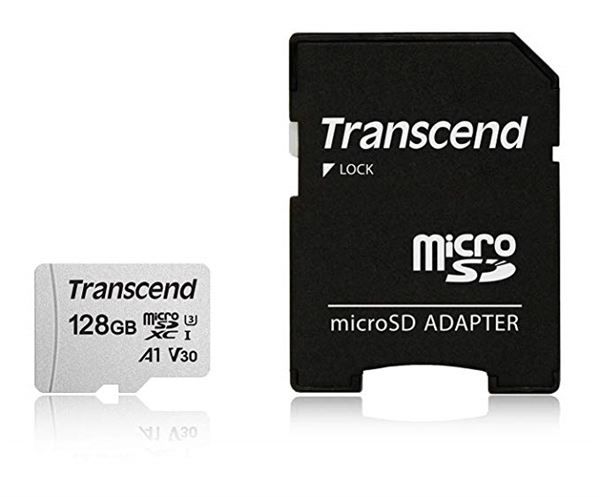 Transcend 300S - Scheda di memoria flash (adattatore in dotazione) - 128 GB - A…